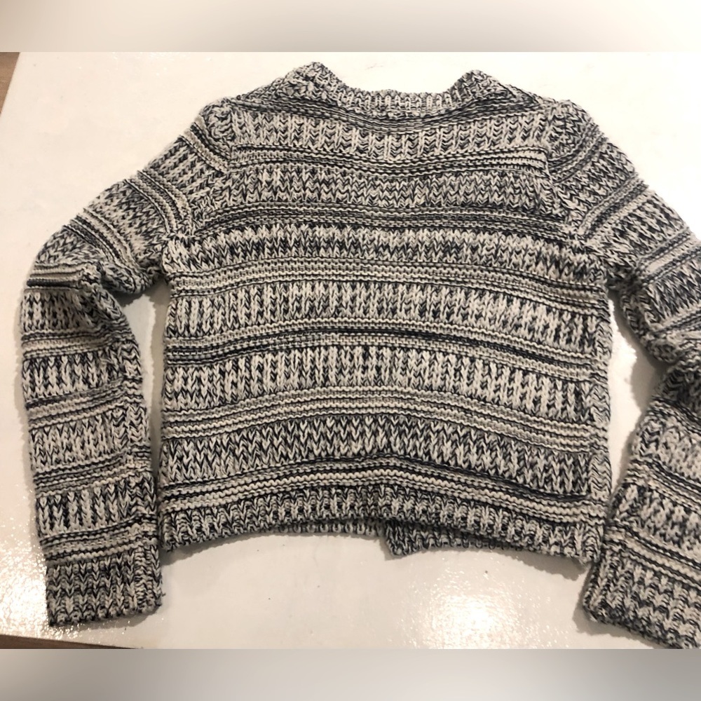 LAP Los Angeles Project cardigan sweater - blue and cream, women’s small - Picture 3 of 8